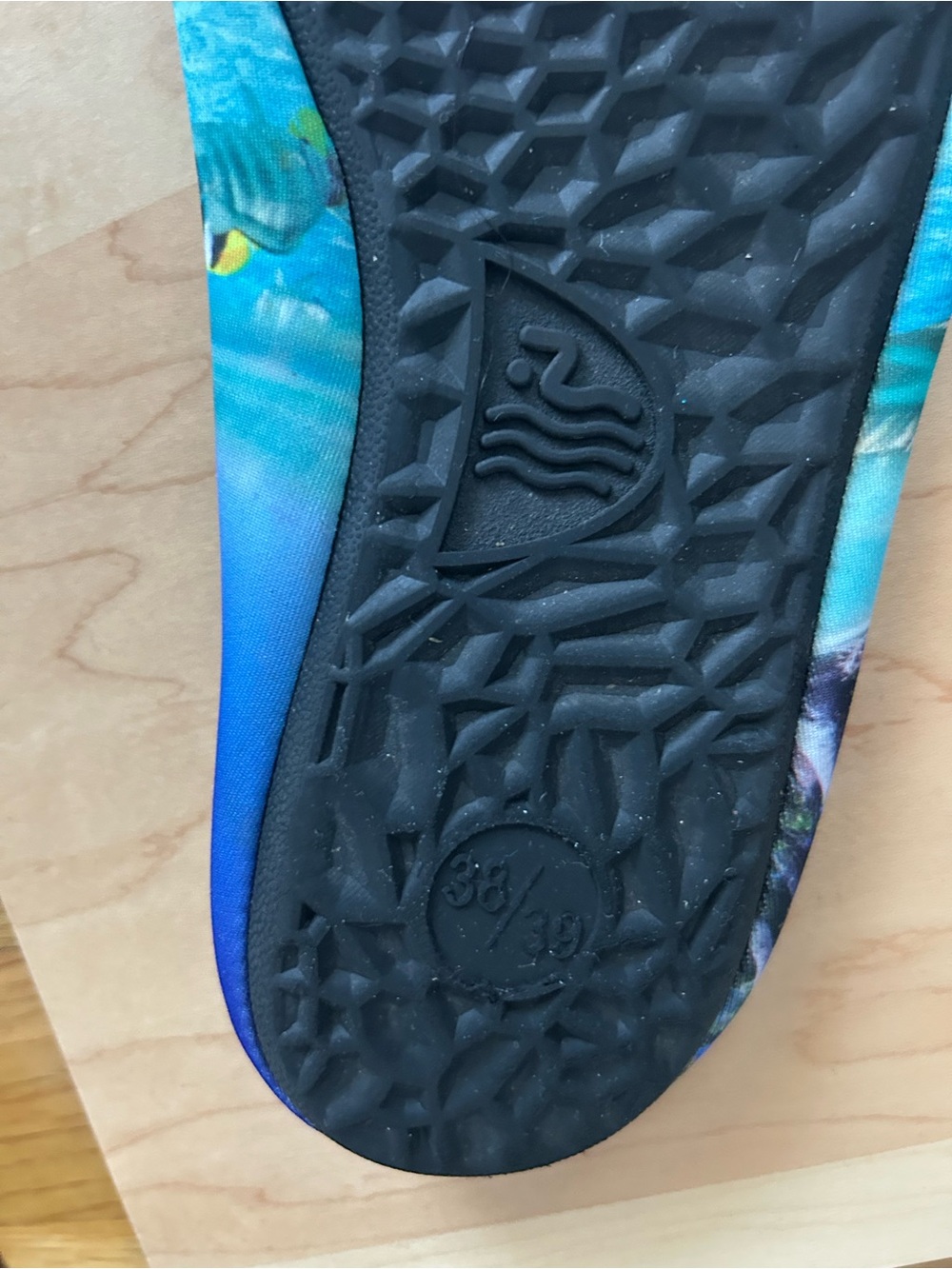 Women's Aqua Water Shoes in Teal Blue - Picture 5 of 5